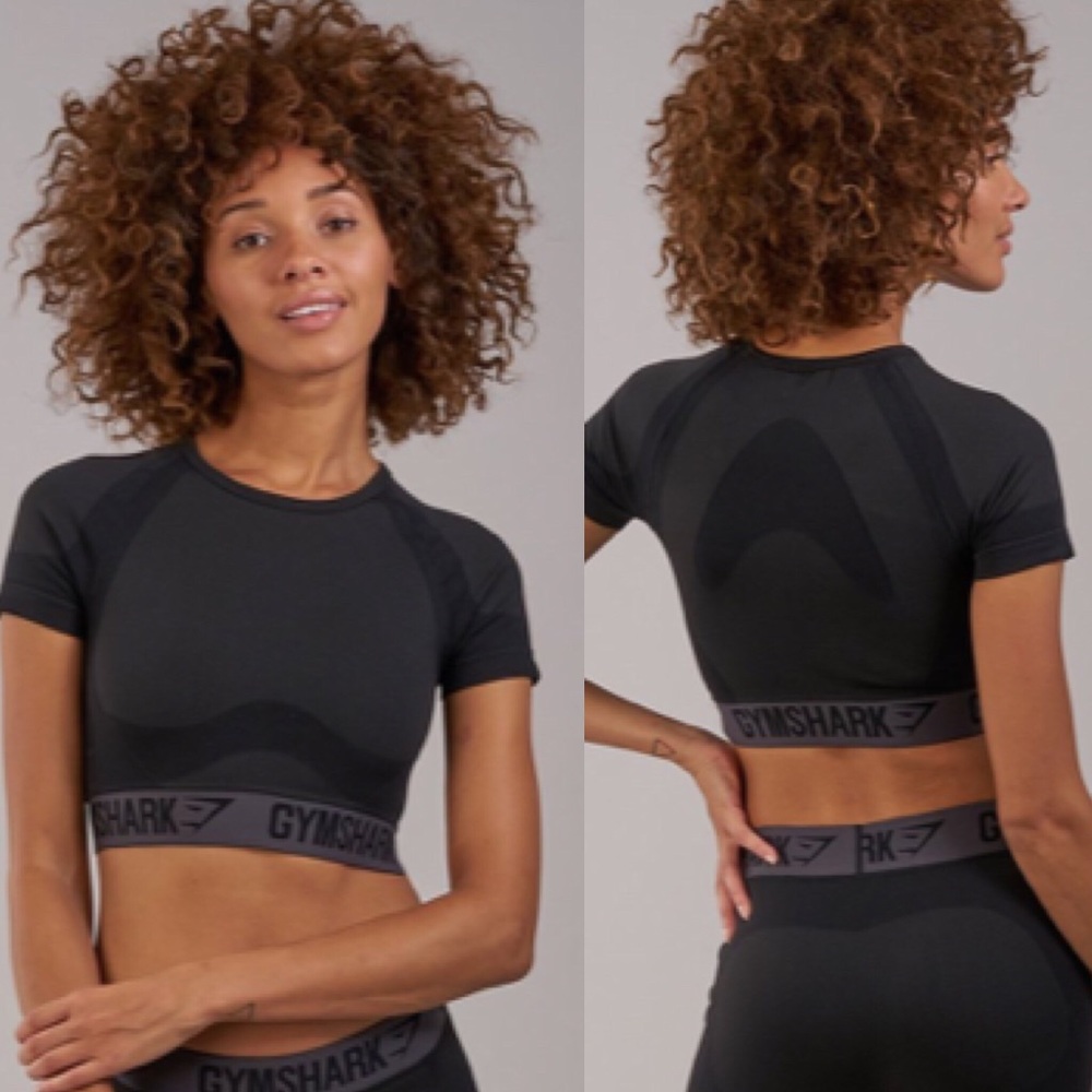 SOLD nwt Gymshark Flex Crop Top, - Picture 1 of 6